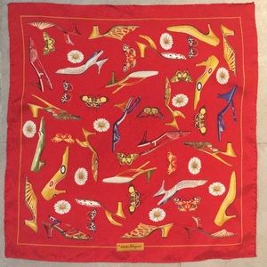 Salvatore Ferragamo silk scarf
